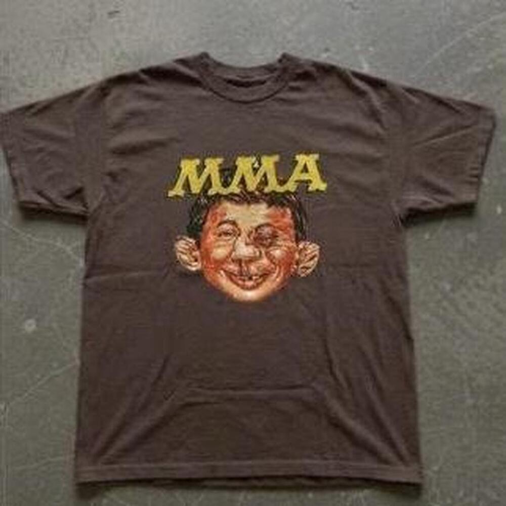 Brown And Yellow Mma Tee